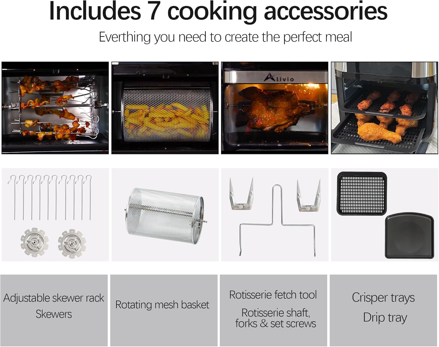 Alivio 12L air fryer - Image 3