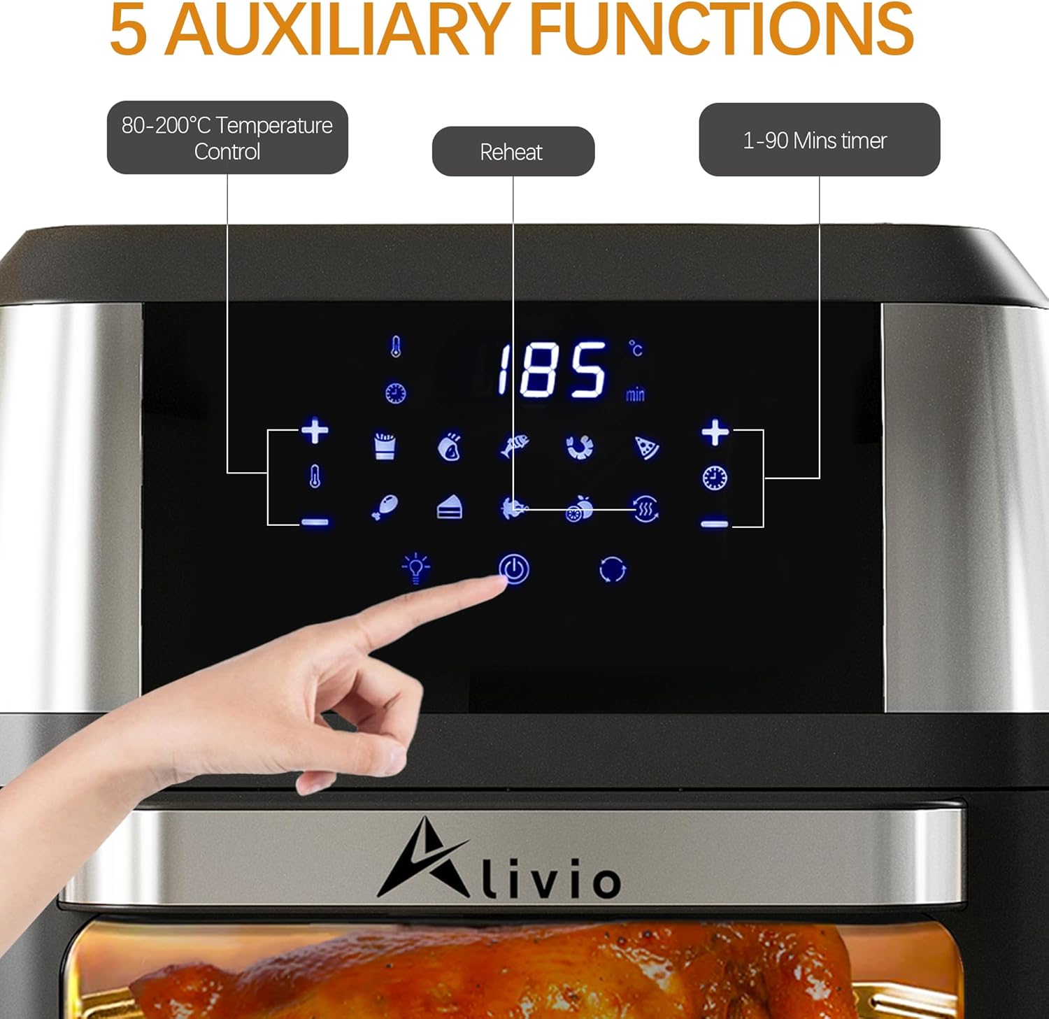 Alivio 12L air fryer - Image 4