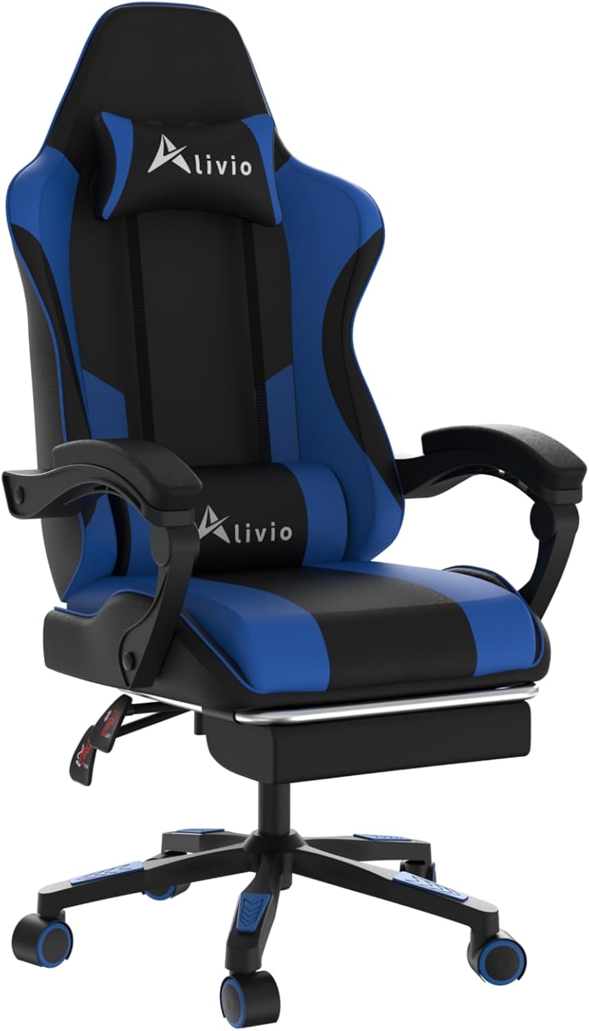 Alivio ergonomic gaming chair with lumbar support